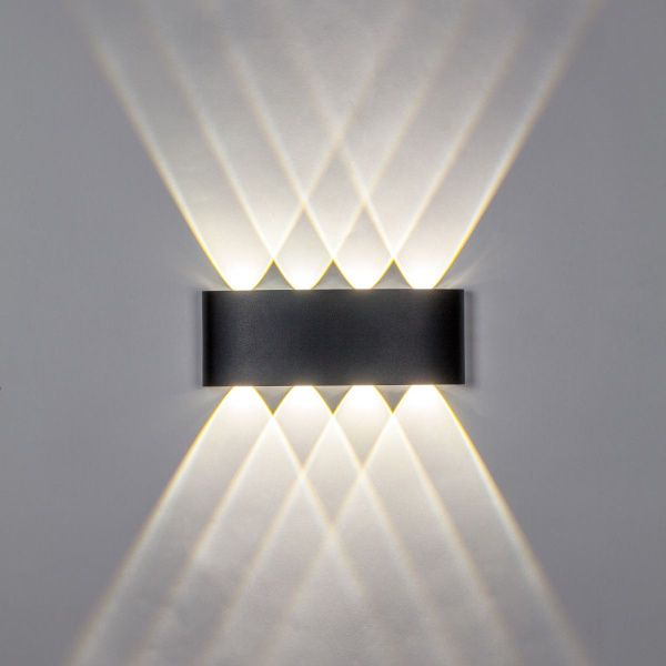 343047 Светильник GEMMA 8х1W LED 880LM G ЧЕРНЫЙ 4000K IP65