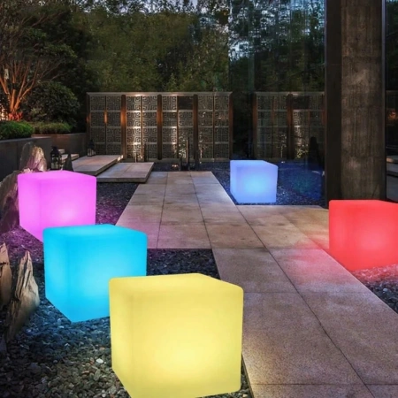 Светящийся LED куб Cube 75 см 220V RGB