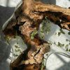 Журнальный столик из карагача со смолой