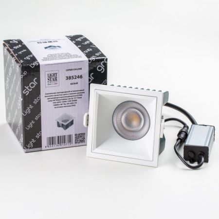 Уличный встраиваемый светильник Lightstar Ciclone 385246 белый
