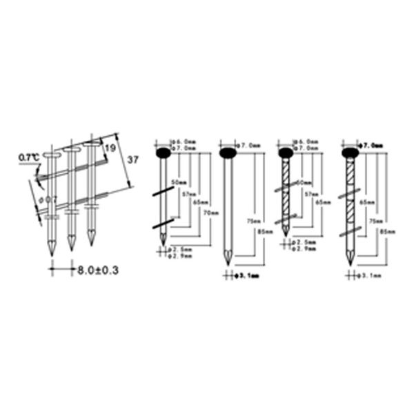 Пневматический гвоздезабивной пистолет CROWN CT38122