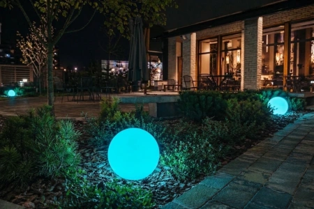 Уличный шар-светильник Moonlight 220 V 40 см RGB