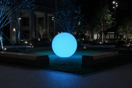 Уличный шар-светильник Moonlight 220 V 120 см RGB