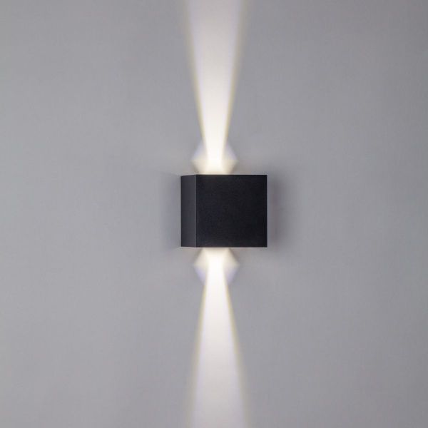 340527 Светильник DALLA 2х5W LED 1100LM G ЧЕРНЫЙ 4000K IP65