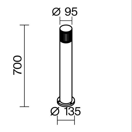 Ландшафтный светильник Outdoor O492FL-01GF