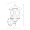 Уличный настенный светильник ST Luce Lorne SL084.401.01