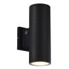 SL9530.411.01 Светильник уличный настенный ST-Luce черный LED 2*15/20/25W 2700/3000/3500/4000/500 TUBO