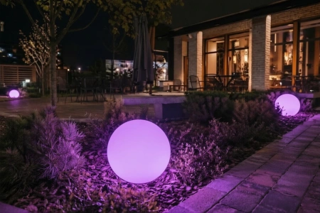 Уличный шар-светильник Moonlight 50 см RGB