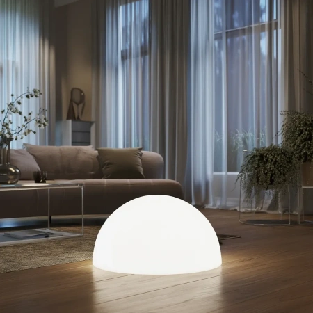 Светящаяся полусфера Halfmoon 220V White 50 см