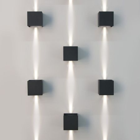 Уличный настенный светильник Elektrostandard Winner 1548 TECHNO LED черный