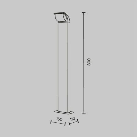 Ландшафтный светильник Outdoor O446FL-L7GF3K