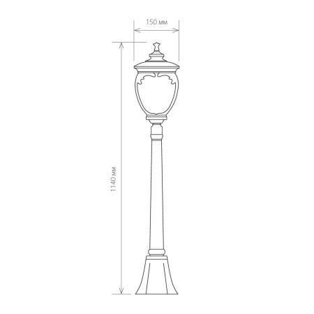 Парковый светильник Elektrostandard Andromeda GLYF-8024F