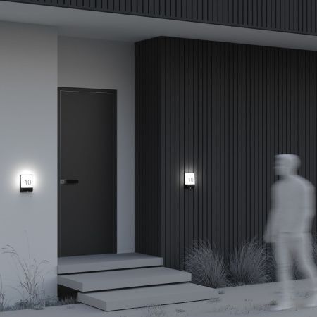 Уличный настенный светильник Outdoor O448WL-L9GF3KSR
