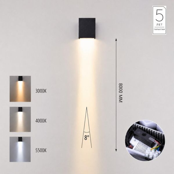 Фасадный светильник Odeon Light Arrow 7188/5WLP