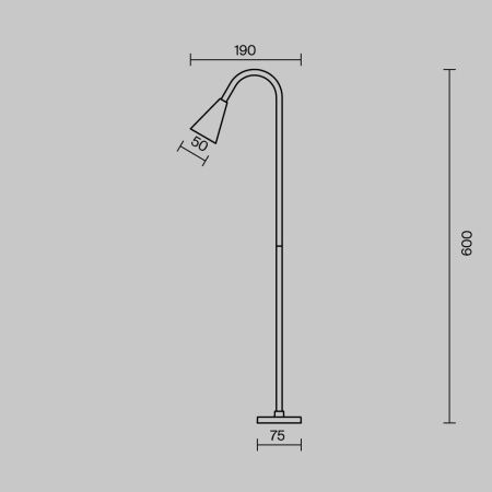 Ландшафтный светильник Outdoor O531FL-L3B3K
