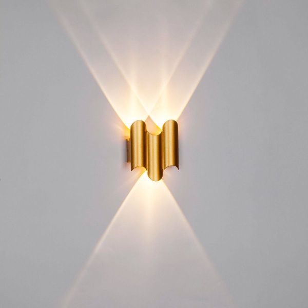 341333 Светильник BOSSO 3х1W LED 330LM G ЗОЛОТО 3000K IP65