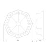 Уличный настенный светильник Elektrostandard Telarana GL 1024D