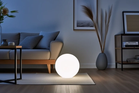 Шар-светильник для дома Moonlight 220V 40 см white