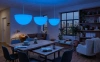 Подвесная светящаяся полусфера Halfmoon 220V 80 см RGB