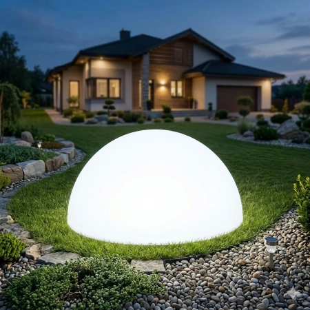Светящаяся полусфера Halfmoon 220V White 80 см