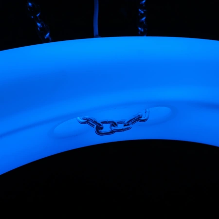 Пергола "Гера" со светящимися LED качелями White