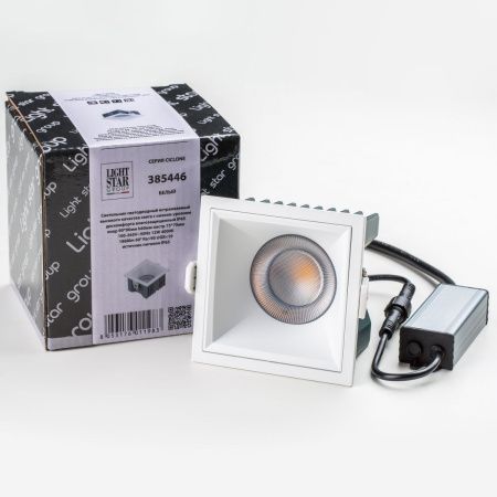 Уличный встраиваемый светильник Lightstar Ciclone 385446 белый