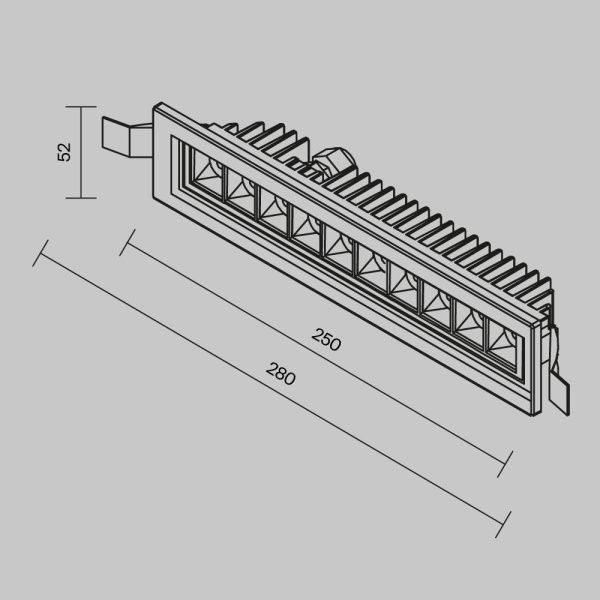 Уличный потолочный светильник Outdoor O488DL-L12GF4K