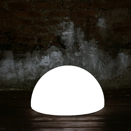 Светящаяся полусфера Halfmoon 220V White 60 см