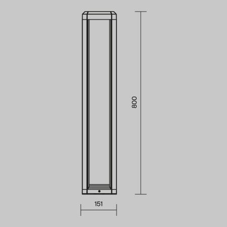 Ландшафтный светильник Outdoor O019FL-L12GR3K