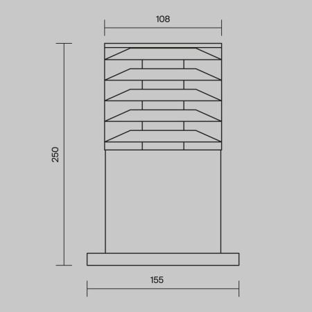 Ландшафтный светильник Outdoor O576FL-01B1