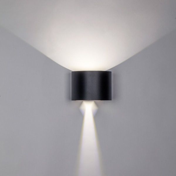 340557 Светильник DALLA 2х5W LED 1100LM G ЧЕРНЫЙ 4000K IP65