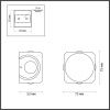 Уличный настенный светильник Odeon Light Miko 4222/8WL