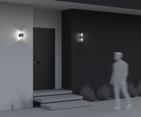 Уличный настенный светильник Outdoor O576WL-02GR