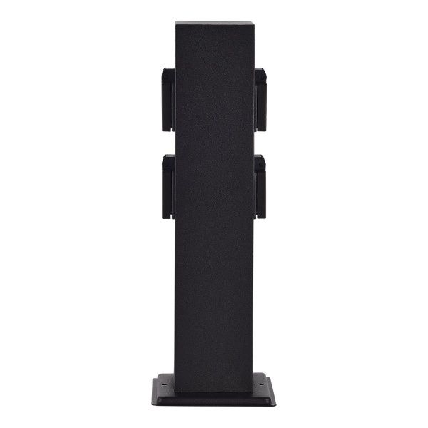 SL9012.415.00 Столб уличный 4 розетки ST-Luce черный 3500W SOCKET