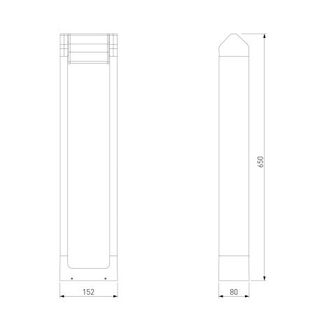 Ландшафтный светильник Elektrostandard Dors 35163/F 3000K