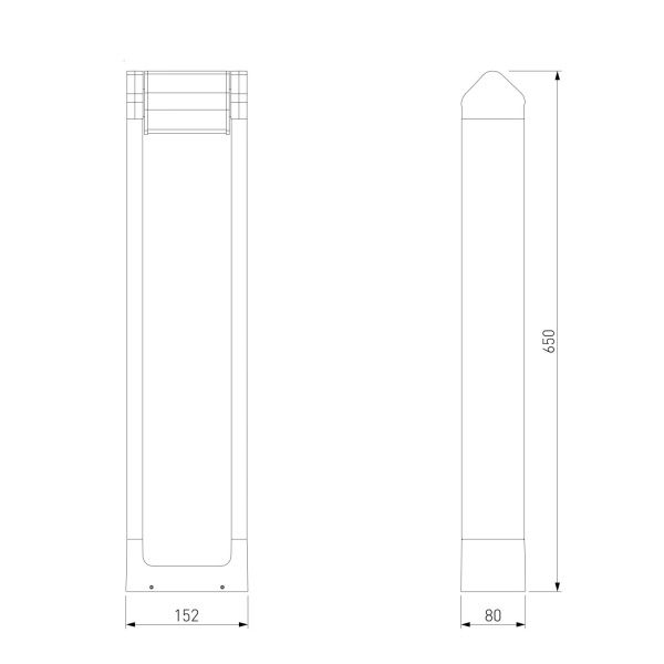 Ландшафтный светильник Elektrostandard Dors 35163/F 3000K
