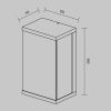 Уличный настенный светильник Outdoor O021WL-L10B3K