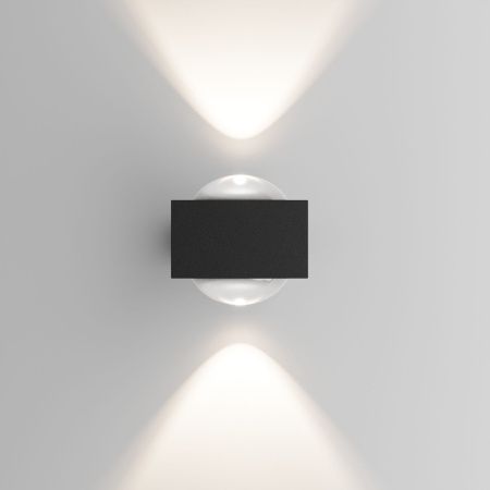Уличный настенный светильник Elektrostandard Lenses 35191/W