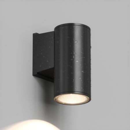 Уличный настенный светильник Denkirs Borg DK9820-BK