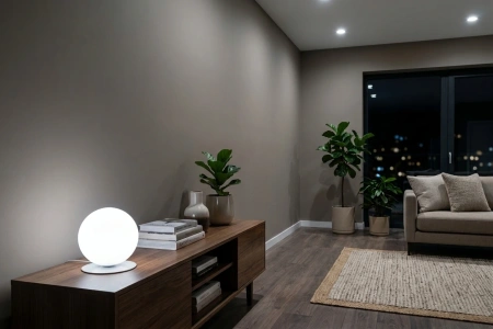 Шар-светильник для дома Moonlight 220V 20 см white