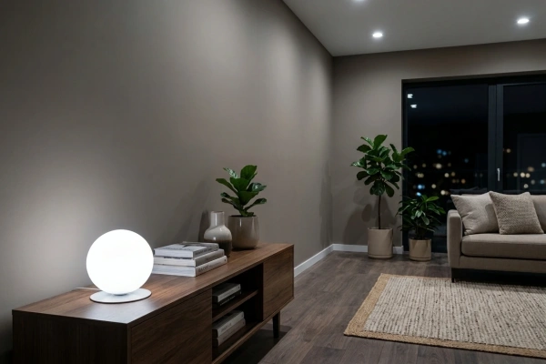Шар-светильник для дома Moonlight 220V 20 см white