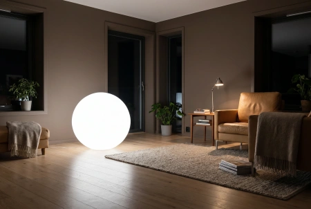 Шар-светильник для дома Moonlight 220V 100 см white