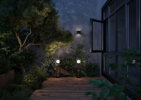Уличный настенный светильник Outdoor O483WL-L10GF3K