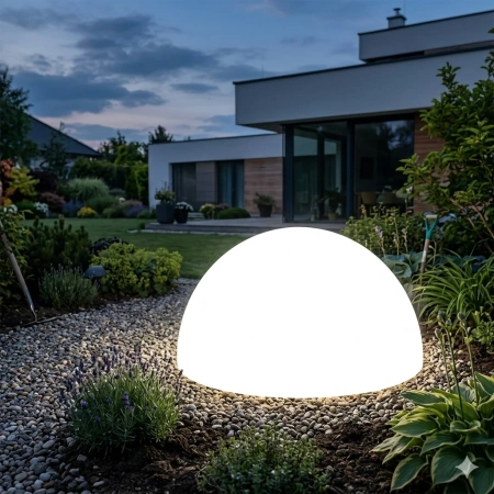 Светящаяся полусфера Halfmoon 220V White 80 см
