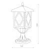 Уличный подвесной светильник ST Luce Лорне SL084.403.01