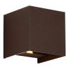SL9513.601.01 Светильник уличный настенный ST-Luce кортен/кортен LED 1*10W 2700K BRIK
