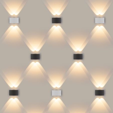 Уличный настенный светильник Elektrostandard Twinky 1555 TECHNO LED серый