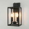 Уличный настенный светильник Elektrostandard Candle 35150/D черный