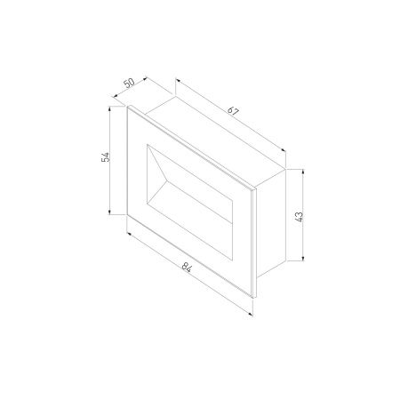 Подсветка для лестниц Elektrostandard Step 7 MRL LED 1109