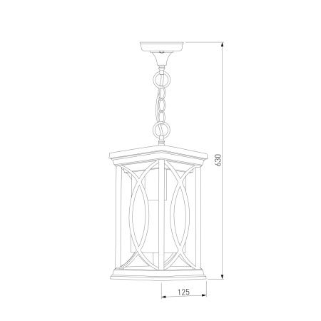 Уличный подвесной светильник Elektrostandard Spica GL 1026H